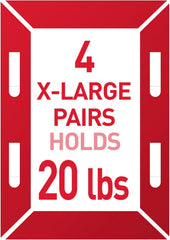 Command 20 lb XL 8 Pairs Heavyweight Picture Hanging Strips (16 Strips), Damage-Free Hangers for Picture Frames, No Tools Required, Ideal for Home Room Wall Decor, Black Adhesive