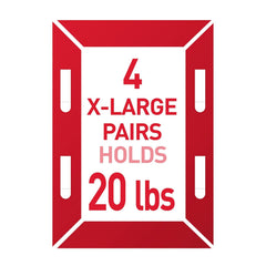 Command 20 lb XL 8 Pairs Heavyweight Picture Hanging Strips (16 Strips), Damage-Free Hangers for Picture Frames, No Tools Required, Ideal for Home Room Wall Decor, White Adhesive