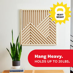 Command 20 lb XL Heavyweight Picture Hanging Strips 10 Pairs (20 Strips),Damage-Free Hanging Picture Hangers,Heavy Duty Great for Christmas Decorations,(Pack of 2)